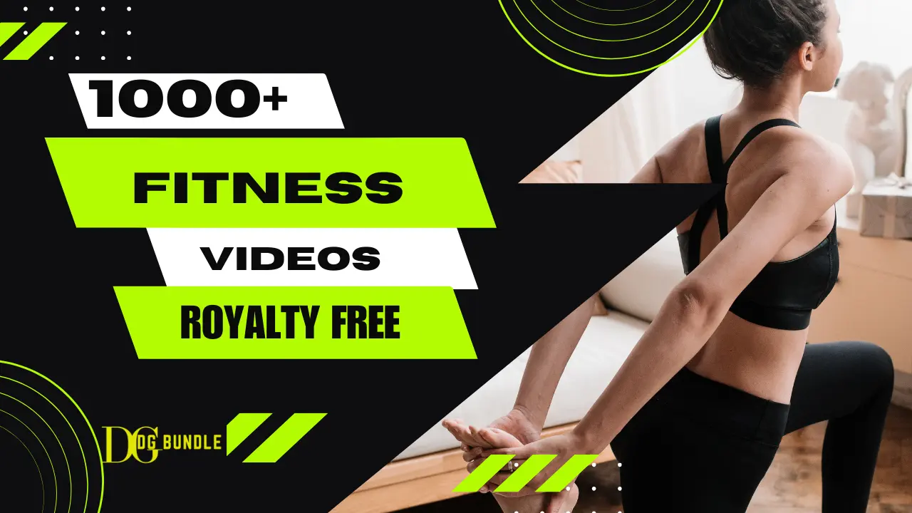 fitnes videos royalty free