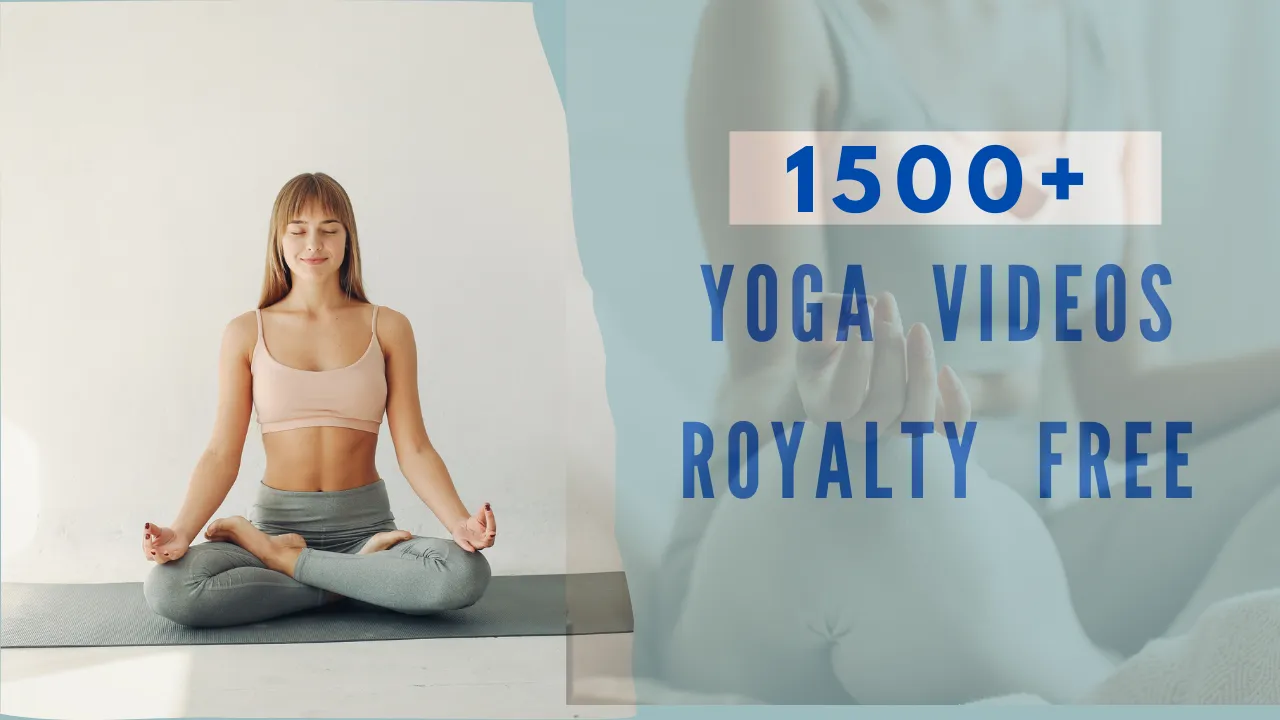 yoga videos royalty free